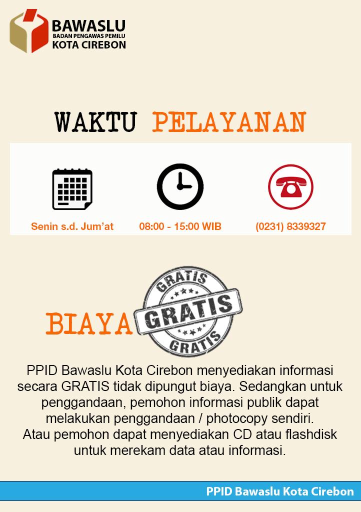 WAKTU DAN BIAYA LAYANAN