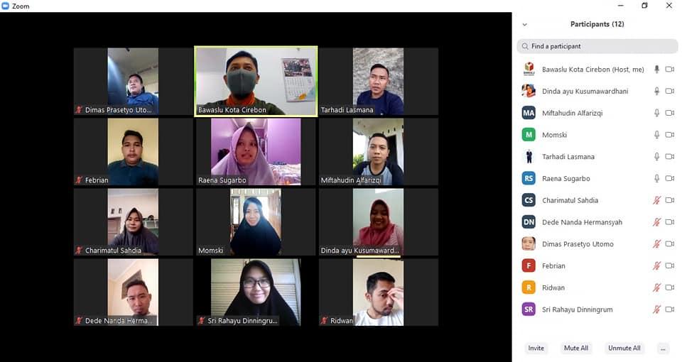 WORK FROM HOME BAWASLU KOTA CIREBON 27 APRIL 2020