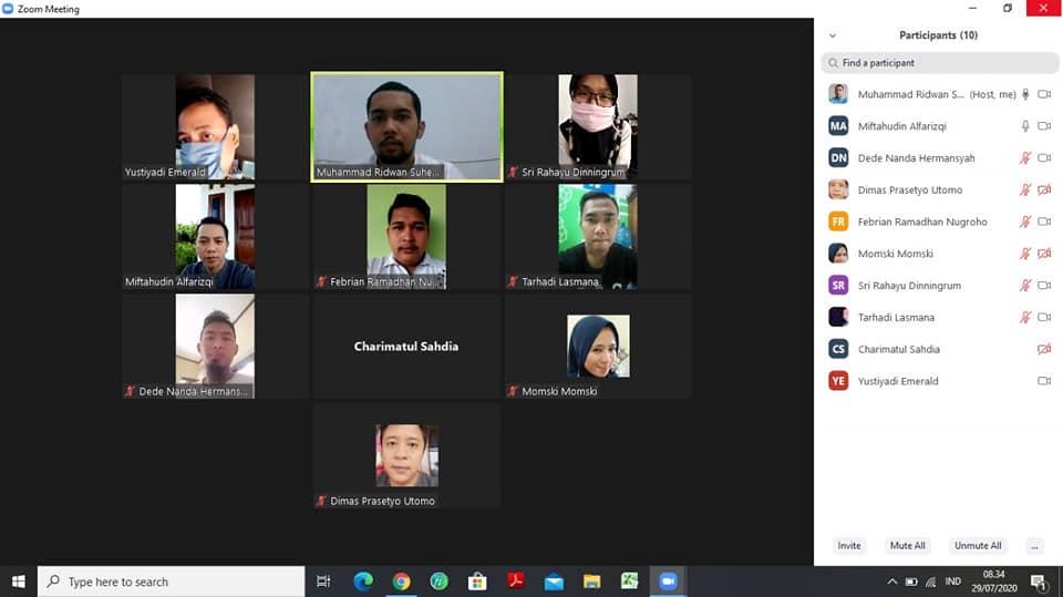 WORK FROM HOME BAWASLU KOTA CIREBON 29 JULI 2020