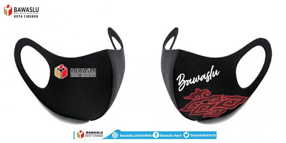 BAWASLU KOTA CIREBON MENGIKUTI LOMBA DESIGN MASKER