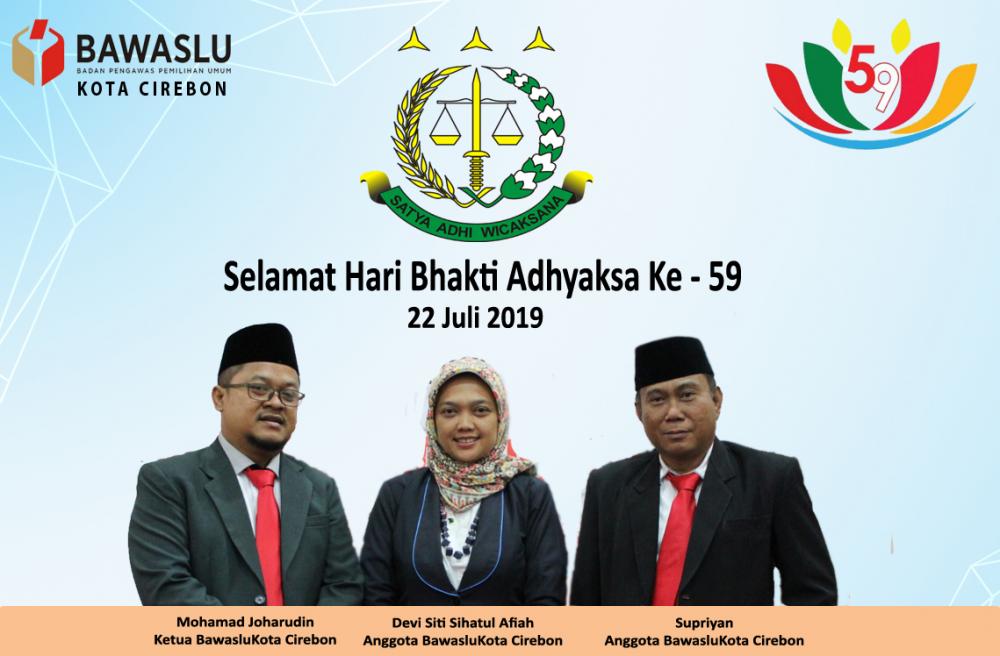 SELAMAT HARI BHAKTI ADHYAKSA KE 59