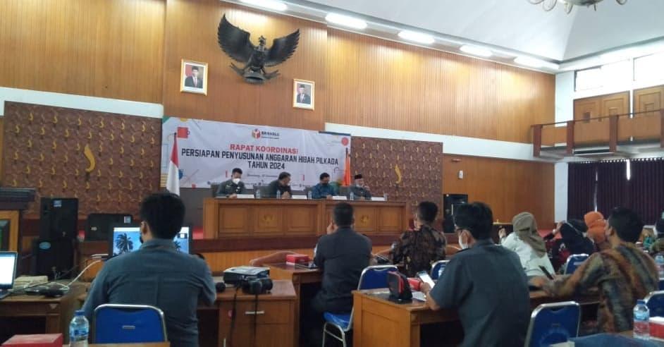 Bawaslu Jabar Gelar Rakor Penyusunan Anggaran Hibah Pilkada 2024