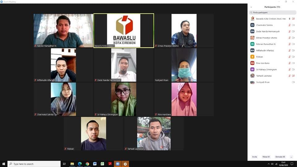 WORK FROM HOME BAWASLU KOTA CIREBON 10 JUNI 2020