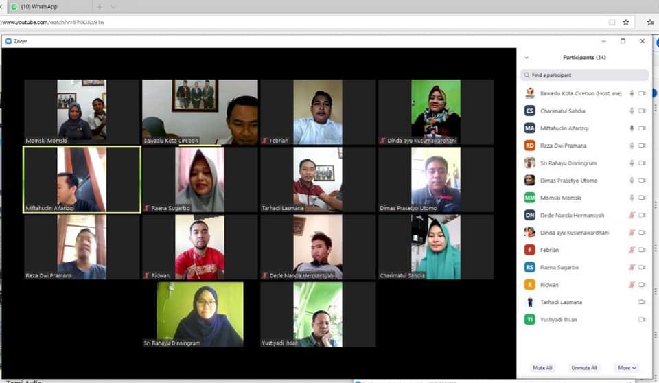 WORK FROM HOME BAWASLU KOTA CIREBON 8 APRIL 2020