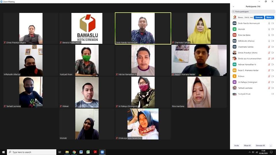 WORK FROM HOME BAWASLU KOTA CIREBON 3 JUNI 2020