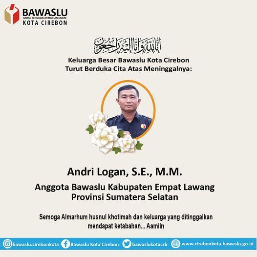 TURUT BERDUKA CITA  ATAS MENINGGALNYA ANDRI LOGAN