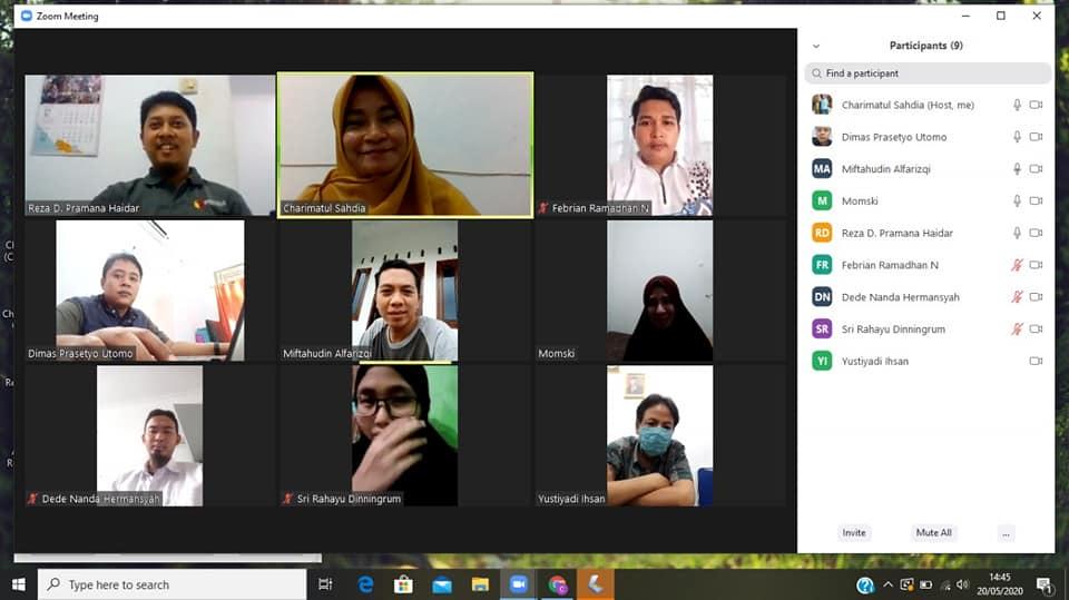 WORK FROM HOME BAWASLU KOTA CIREBON 19 MEI 2020