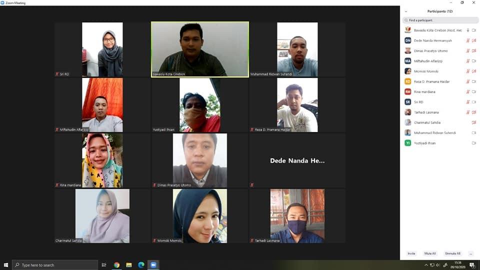 WORK FROM HOME BAWASLU KOTA CIREBON, 9 OKTOBER 2020