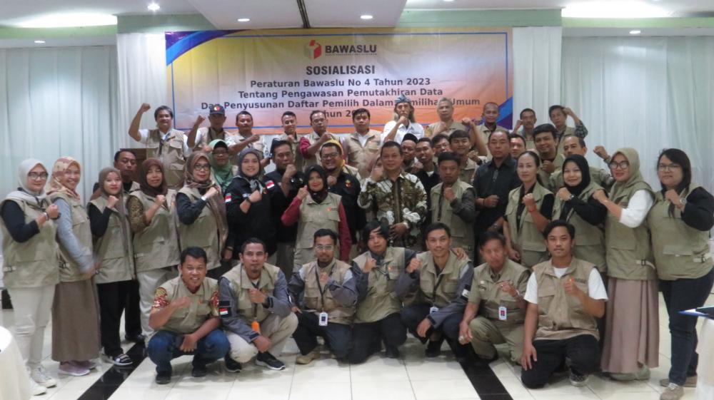 Sosialisasi Perbawaslu Nomor 4 Tahun 2023, Bawaslu Seriusi Daftar Pemilih