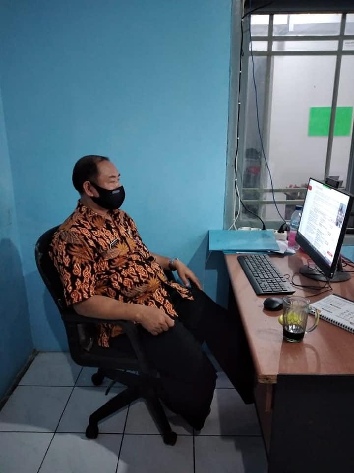 VIDEO CONFERENCE DISKUSI REFORMASI BIROKRASI DAN MEMBANGUN INTEGRITAS SISTEM BAWASLU