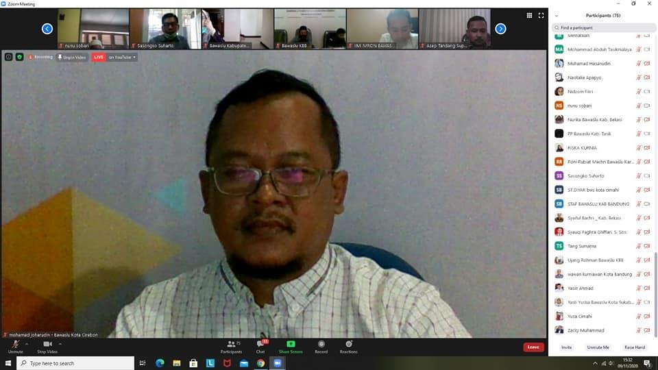 BAWASLU KOTA CIREBON MENGIKUTI PENEGAKKAN PELANGGARAN DANA KAMPANYE, BIAYA POLITIK TINGGI DAN POLITIK TRANSAKSIONAL