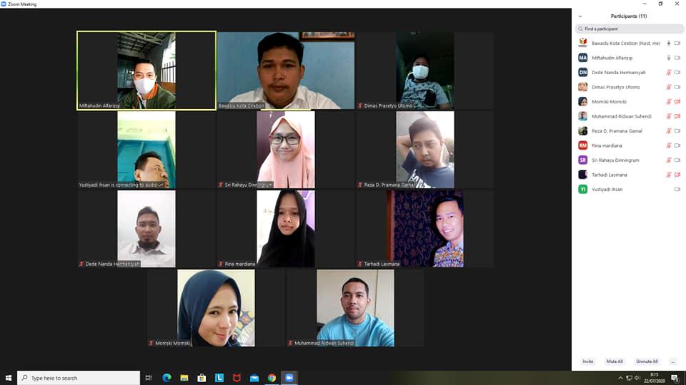 WORK FROM HOME BAWASLU KOTA CIREBON 22 JULI 2020