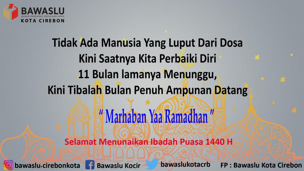 MARHABAN YAA RAMADHAN