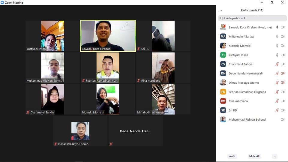 WORK FROM HOME BAWASLU KOTA CIREBON  4 SEPTEMBER 2020
