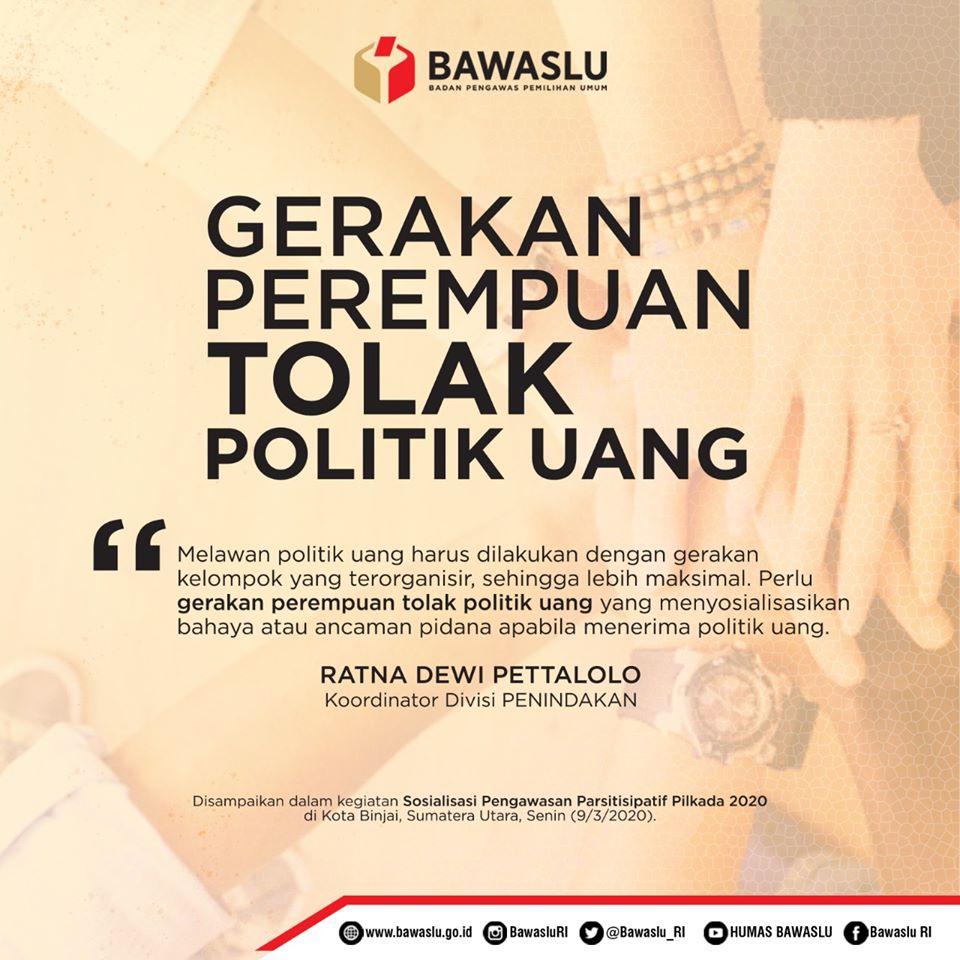 GERAKAN PEREMPUAN TOLAK POLITIK UANG