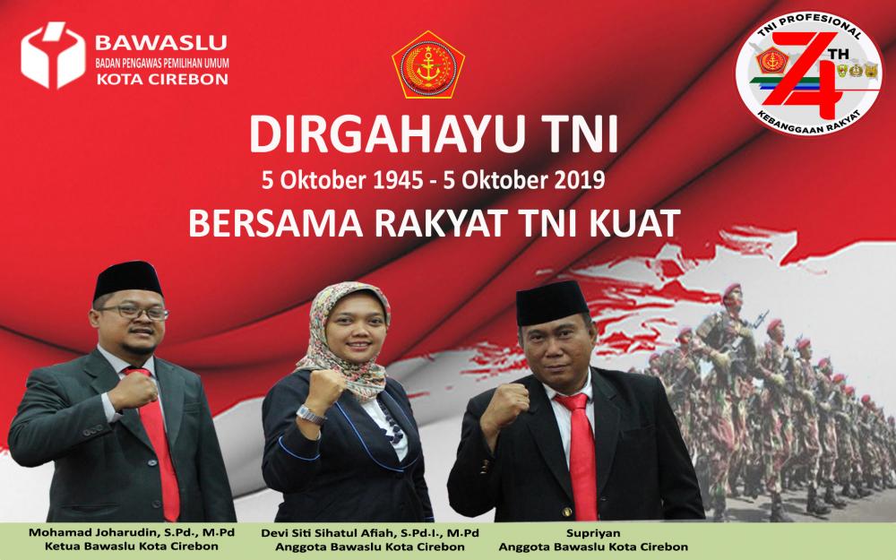 DIRGAHAYU TNI KE 74 TAHUN