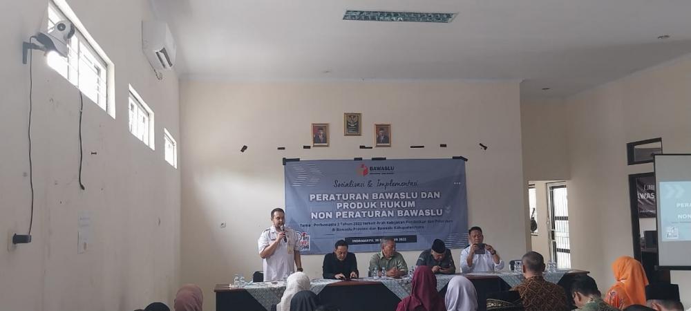 Bawaslu Kota Cirebon Ikuti Sosialisasi dan Implementasi Perbawaslu 3 Tahun 2022