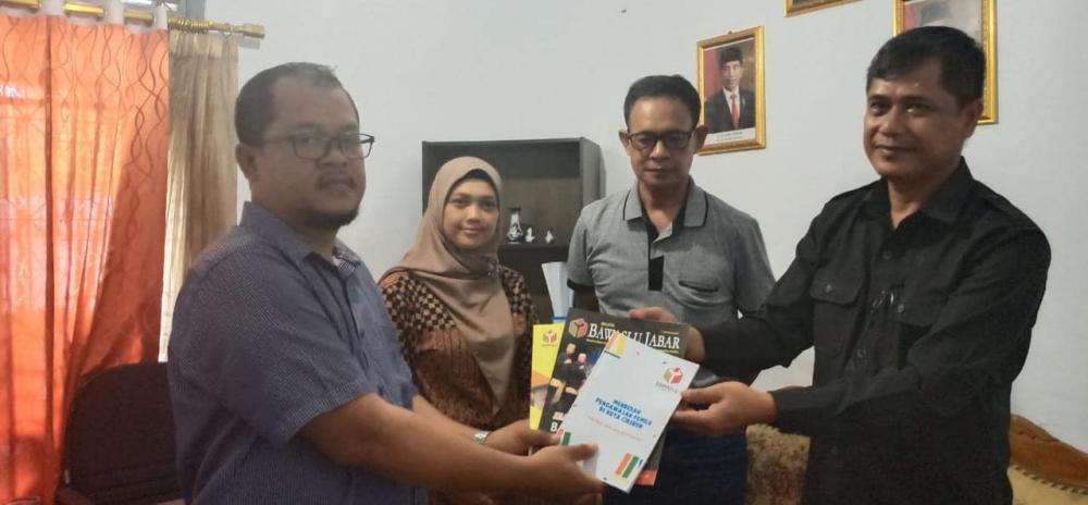 KUNJUNGAN POLRES CIREBON KOTA KE KANTOR BAWASLU KOTA CIREBON