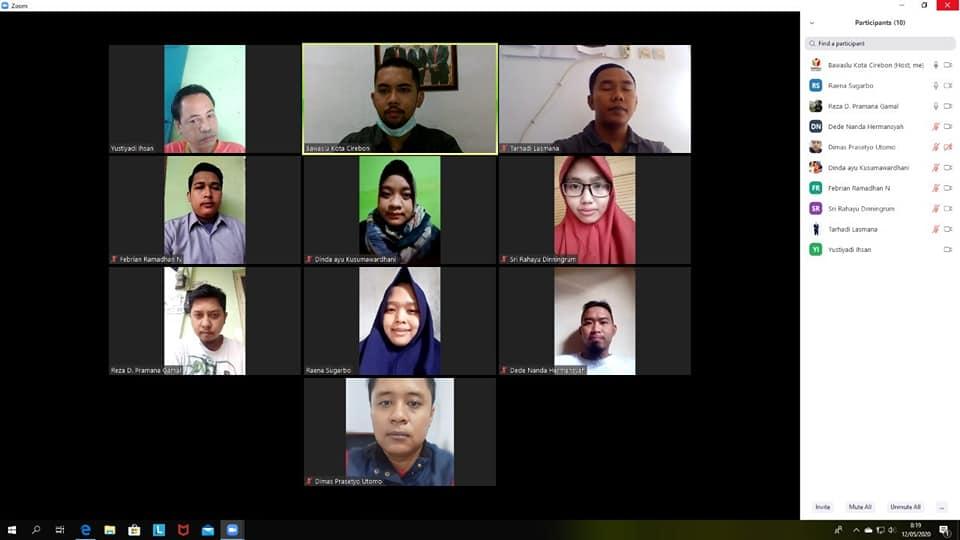 WORK FROM HOME BAWASLU KOTA CIREBON 12 MEI 2020