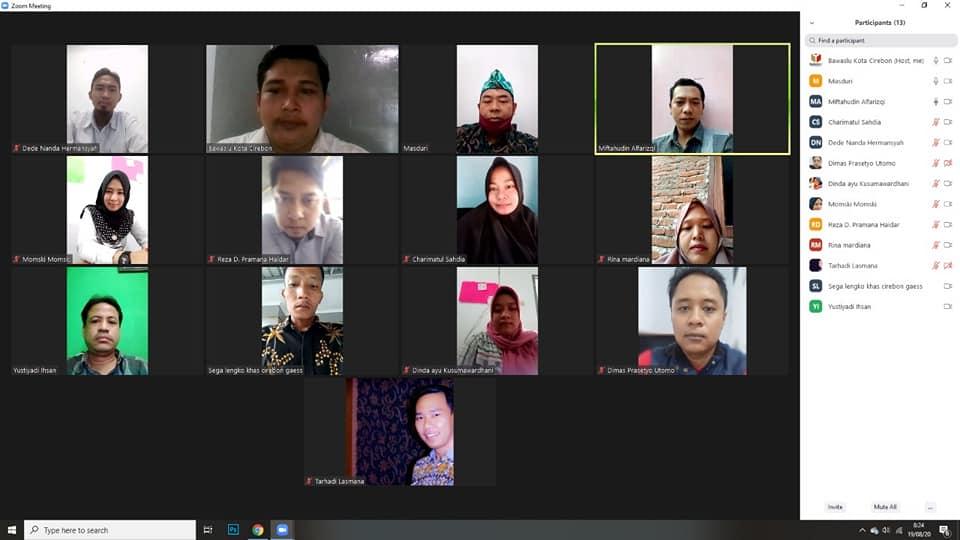 WORK FROM HOME BAWASLU KOTA CIREBON 19 AGUSTUS 2020 