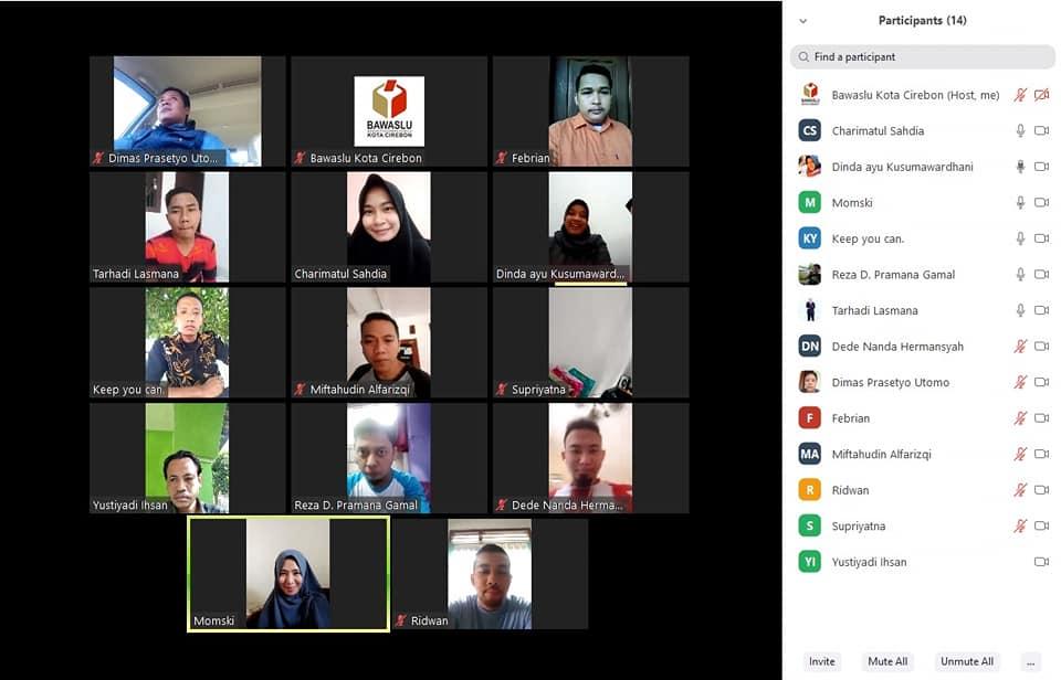 WORK FROM HOME BAWASLU KOTA CIREBON 23 APRIL 2020
