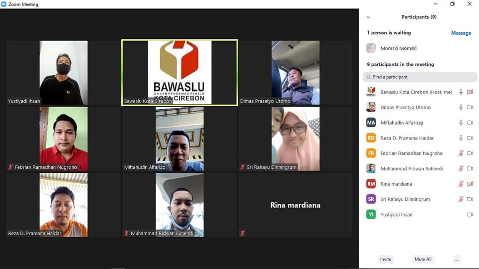 WORK FROM HOME BAWASLU KOTA CIREBON 26 AGUSTUS 2020