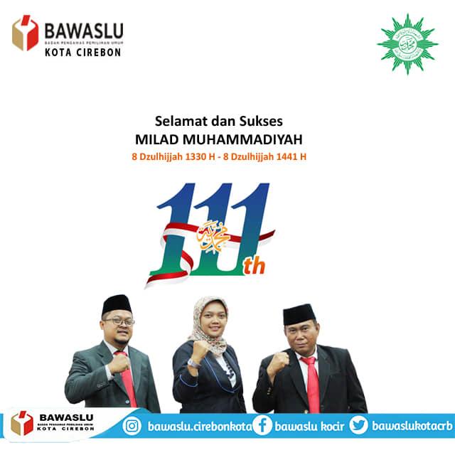 SELAMAT MILAD MUHAMMADIYAH KE 111