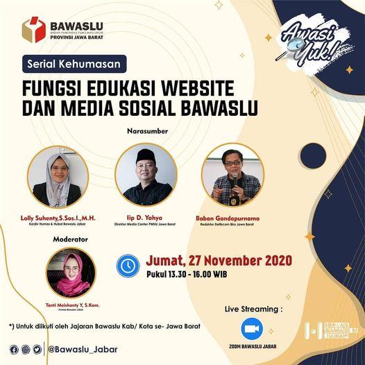 FUNGSI EDUKASI WEBSITE DAN MEDIA SOSIAL BAWASLU