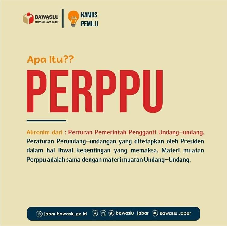 APA ITU PERPPU?
