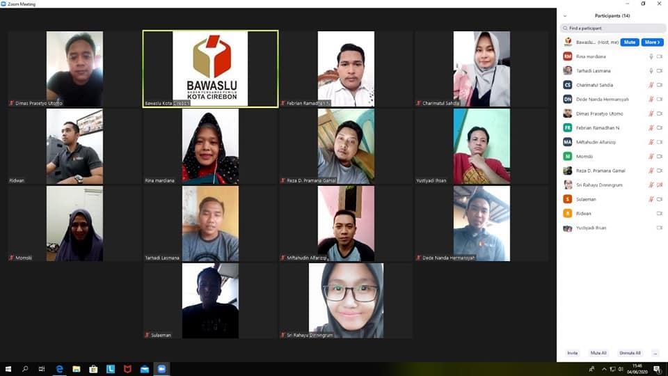 WORK FROM HOME BAWASLU KOTA CIREBON 4 JUNI 2020
