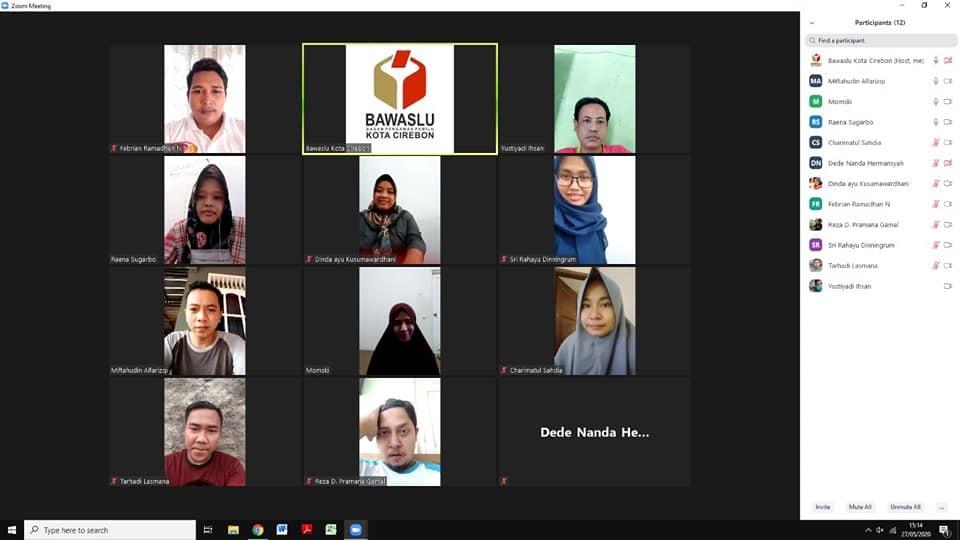 WORK FROM HOME BAWASLU KOTA CIREBON 27 MEI 2020