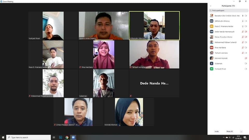 WORK FROM HOME BAWASLU KOTA CIREBON 2 SEPTEMBER 2020