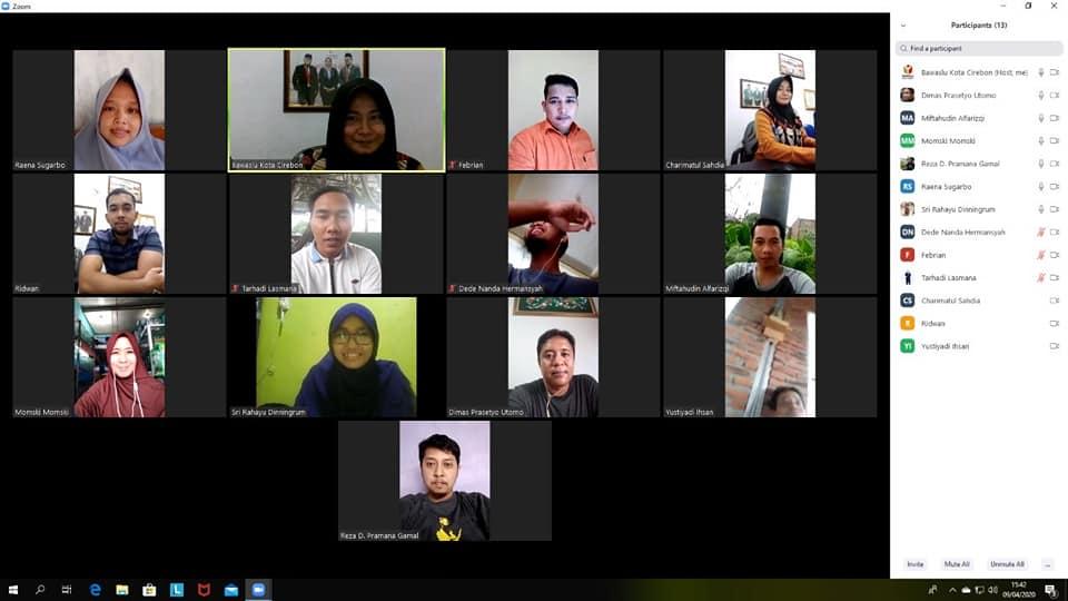 WORK FROM HOME BAWASLU KOTA CIREBON 9 APRIL 2020