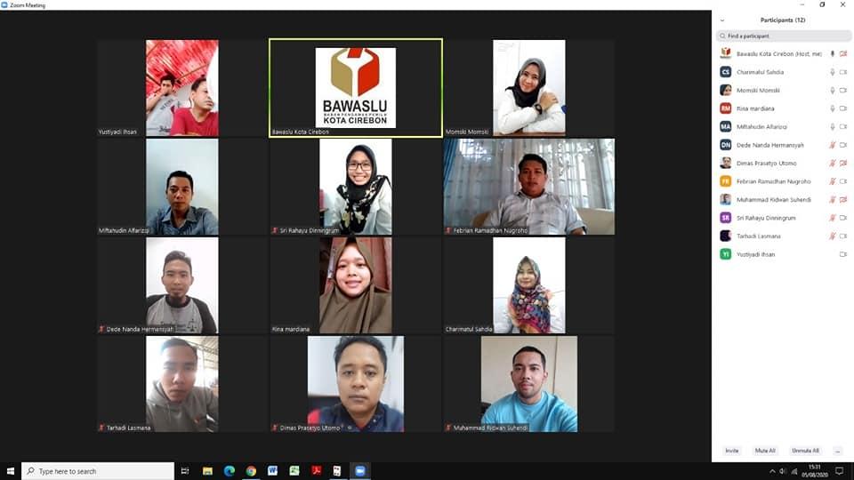 WORK FROM HOME BAWASLU KOTA CIREBON 5 AGUSTUS 2020