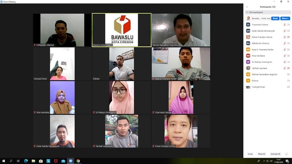 WORK FROM HOME BAWASLU KOTA CIREBON 17 JUNI 2020