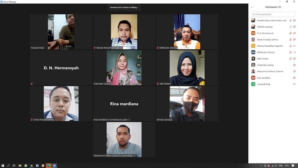 WORK FROM HOME BAWASLU KOTA CIREBON, 1 FEBRUARI 2021