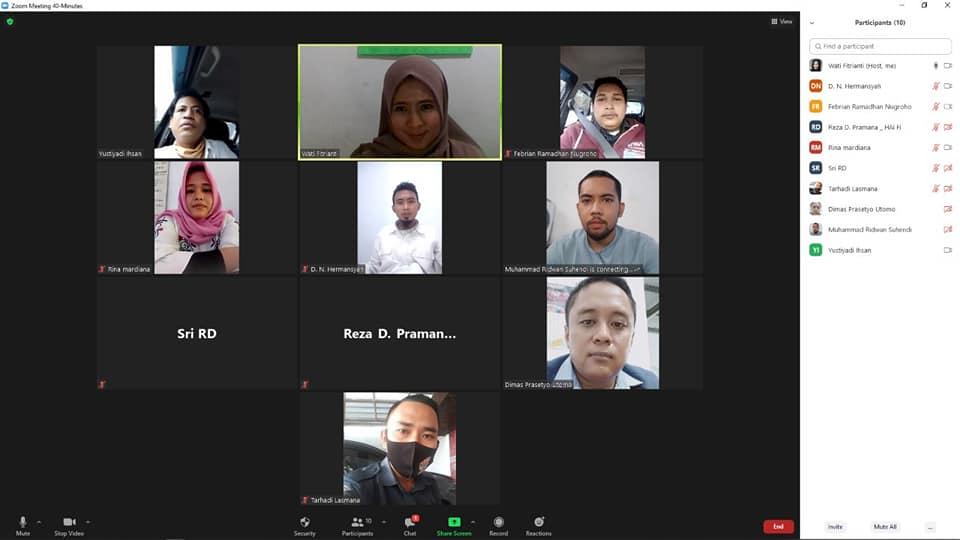 WORK FROM HOME BAWASLU KOTA CIREBON, 3 FEBRUARI 2021