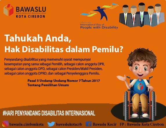 HARI PENYANDANG DISABILITAS INTERNASIONAL