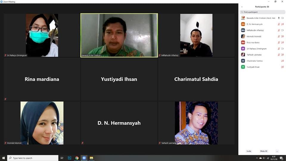 WORK FROM HOME BAWASLU KOTA CIREBON, 19 NOVEMBER 2020