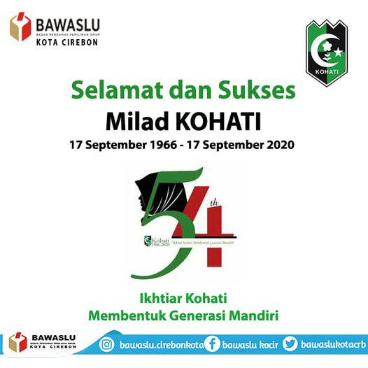 SELAMAT DAN SUKSES MILAD KOHATI