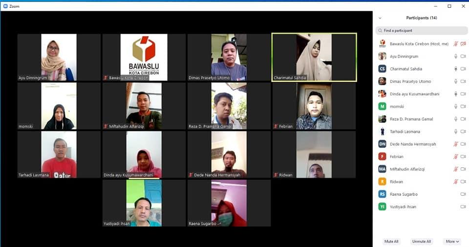 WORK FROM HOME BAWASLU KOTA CIREBON 16 APRIL 2020