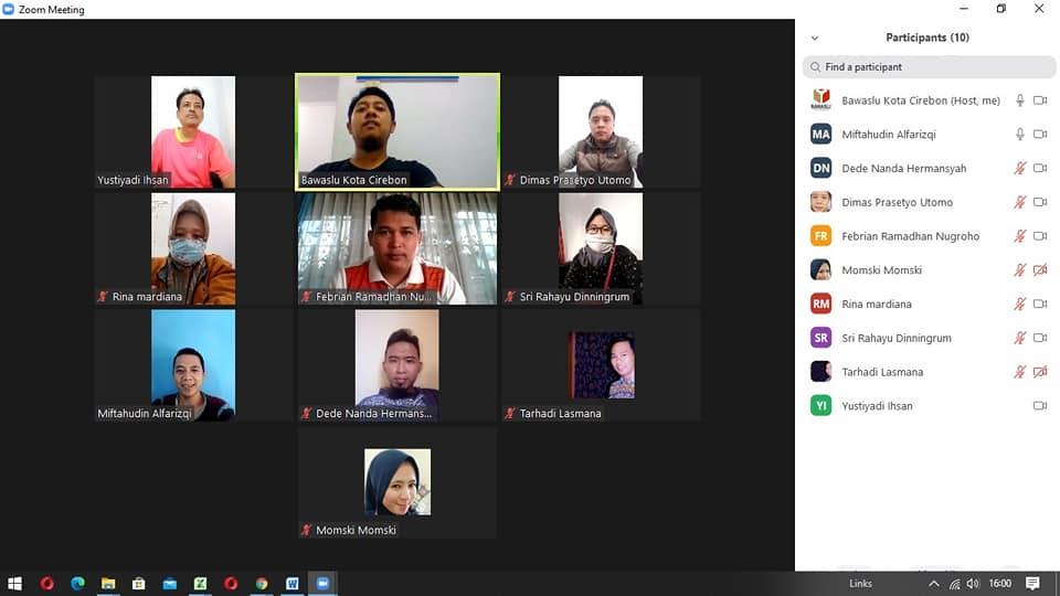 WORK FROM HOME BAWASLU KOTA CIREBON 21 JULI 2020