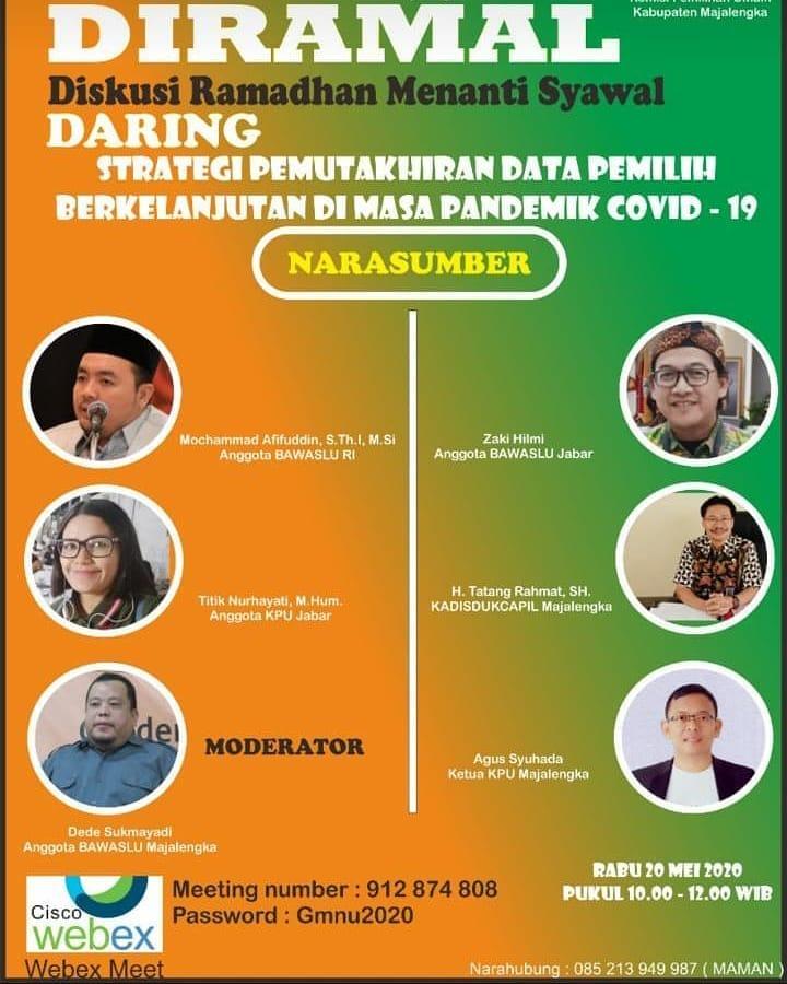 DISKUSI RAMADHAN MENANTI SYAWAL DARING