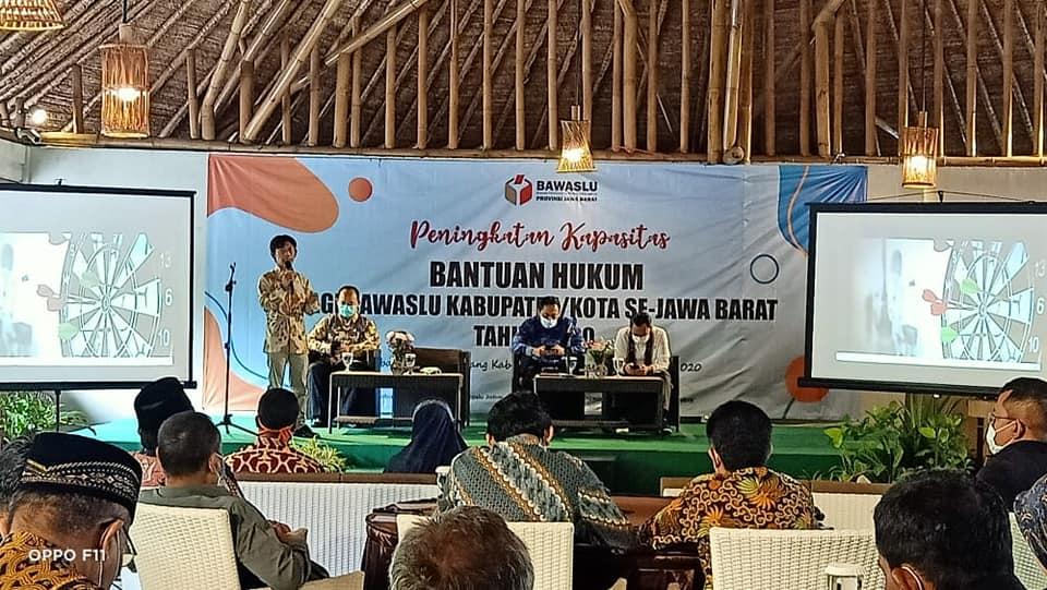 PENINGKATAN KAPASITAS BANTUAN HUKUM BAWASLU KABUPATEN/KOTA SE-JAWA BARAT