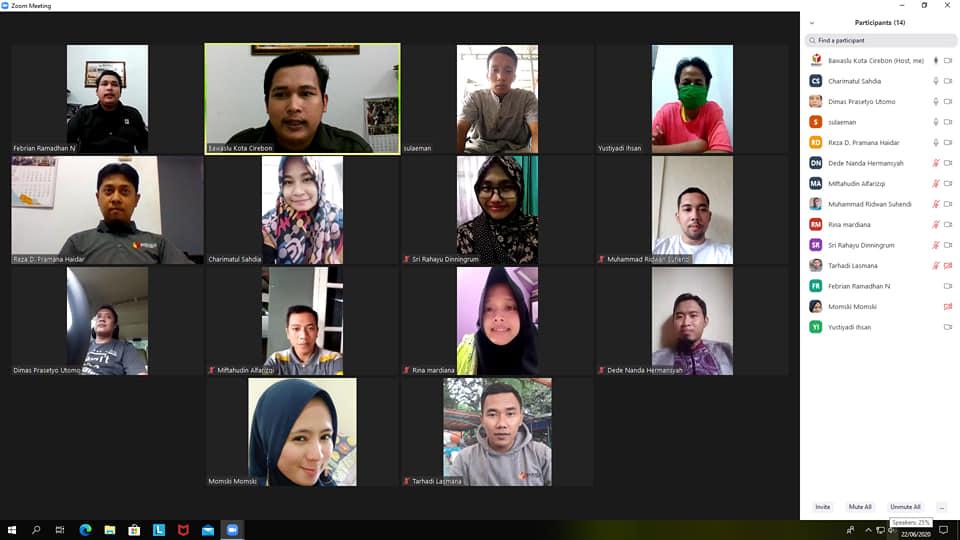 WORK FROM HOME BAWASLU KOTA CIREBON 22 JUNI 2020