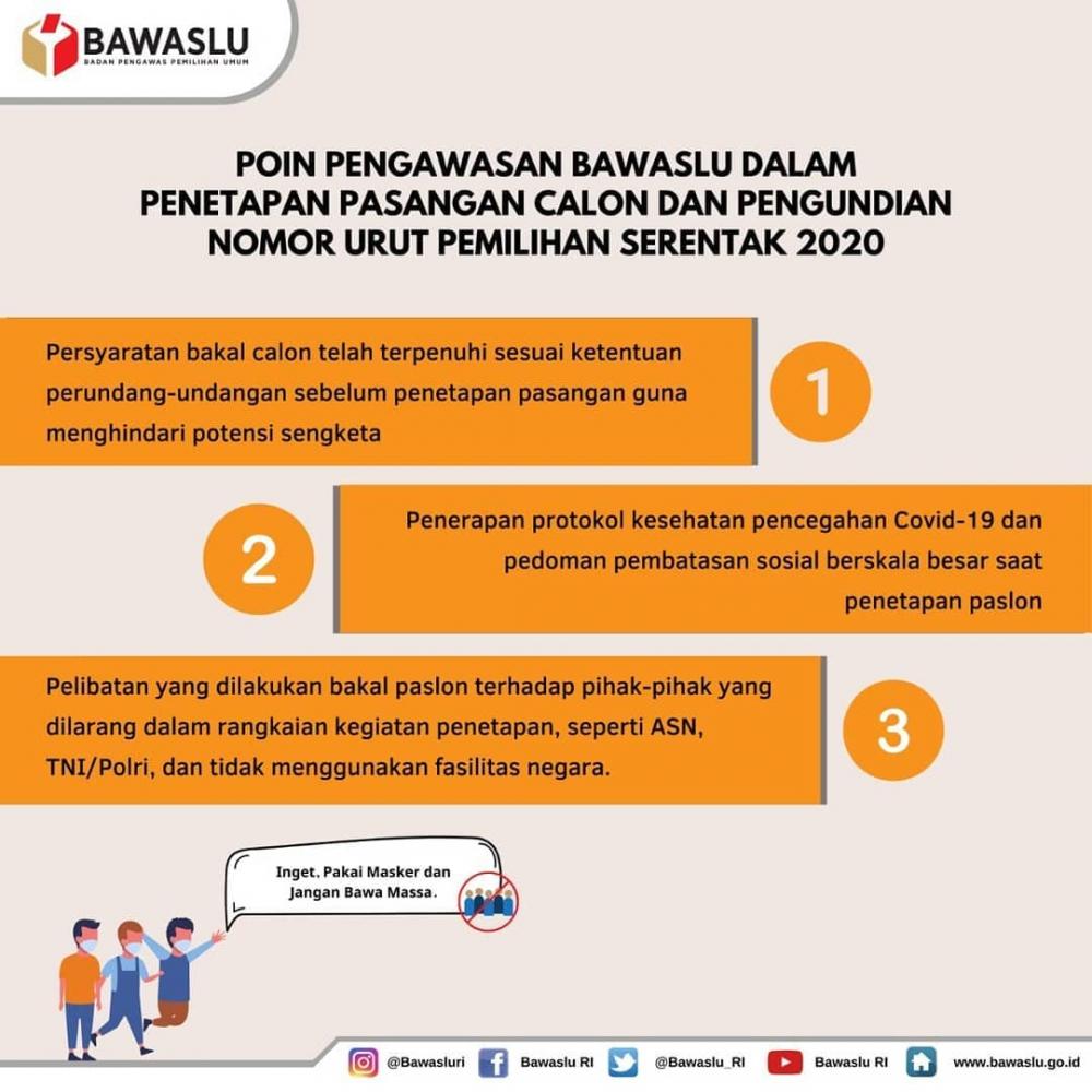 PENGAWASAN BAWASLU PADA PENETAPAN PASLON