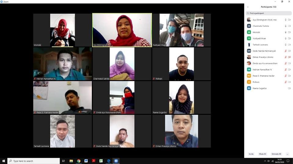 WORK FROM HOME BAWASLU KOTA CIREBON 4 MEI 2020