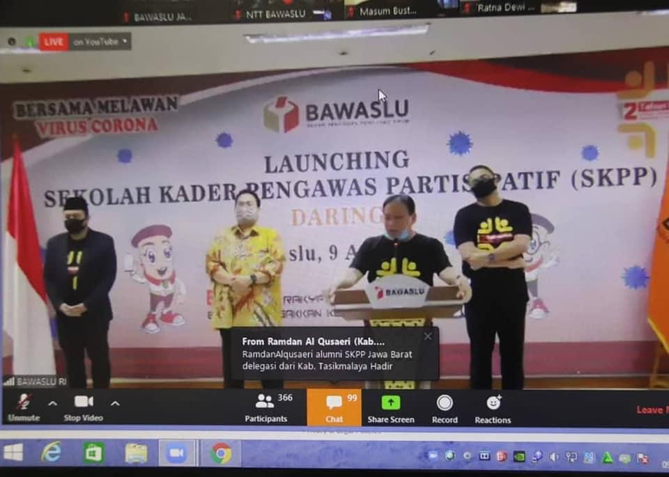 LAUNCHNG SKPP DARING OLEH KETUA BAWASLU RI