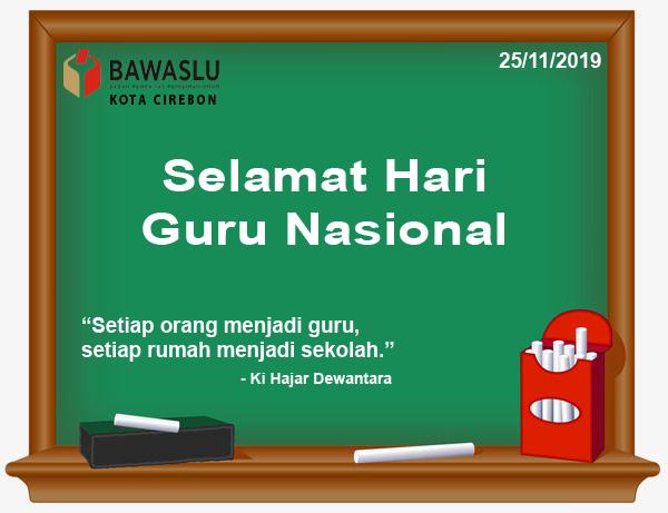 SELAMAT HARI GURU NASIONAL