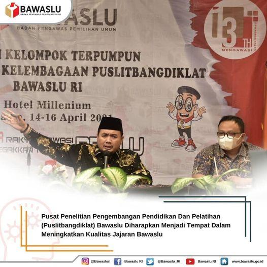 DISKUSI KELOMPOK TERPUMPUN RANCANG BANGUN KELEMBAGAAN PUSLITBANGDIKLAT BAWASLU RI